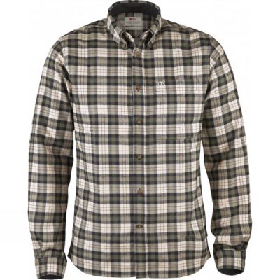 Camisa Fjallraven Stig Flannel Hombre - Gris - Chile PXA963028